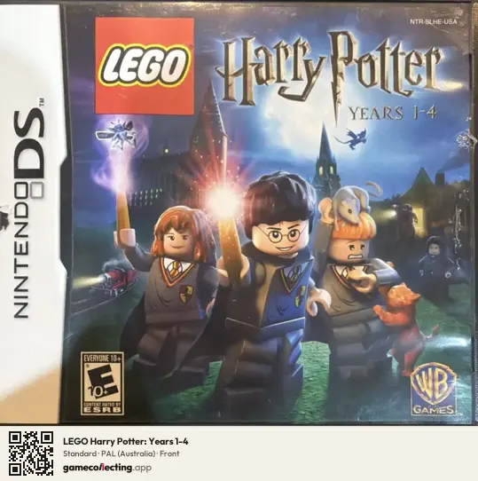 LEGO Harry Potter: Years 1-4 Nintendo DS, Australia box front