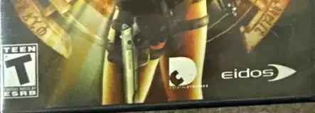 Tomb Raider: Anniversary, the ESRB box on its front