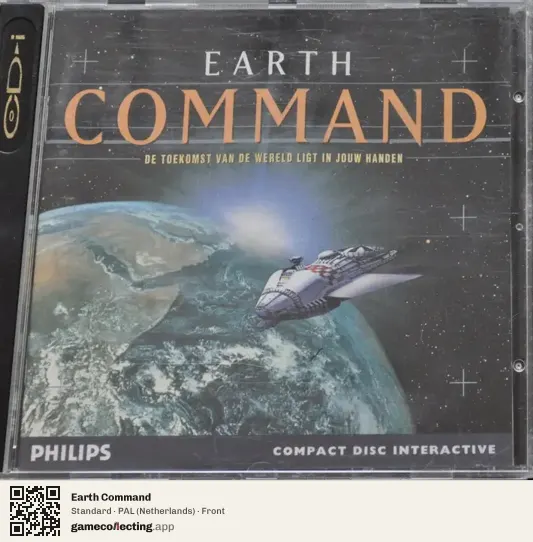 Earth Command Philips CD-i, Netherlands box front