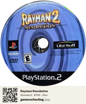 Rayman Revolution PlayStation 2, NTSC disc