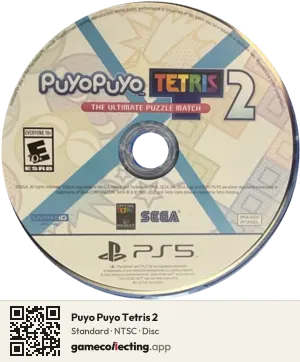 Puyo Puyo Tetris 2 PlayStation 5, NTSC disc