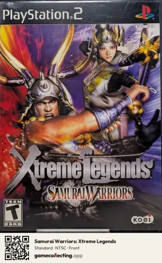 Samurai Warriors: Xtreme Legends PlayStation 2, NTSC box front