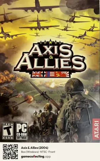 Axis & Allies (2004) Computer, NTSC box front