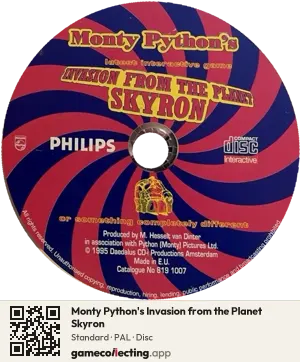 Monty Python's Invasion from the Planet Skyron Philips CD-i, PAL disc