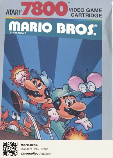 Mario Bros. Atari 7800, PAL box front