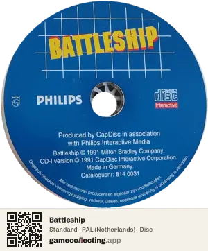 Battleship Philips CD-i, PAL disc