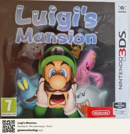 Luigi's Mansion Nintendo 3DS, Germany box front