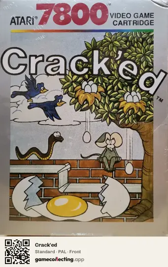 Crack'ed Atari 7800, PAL box front