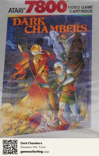 Dark Chambers Atari 7800, PAL box front
