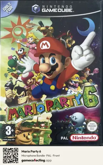 Mario Party 6 Nintendo GameCube, PAL box front