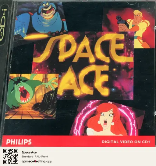 Space Ace Philips CD-i, PAL box front