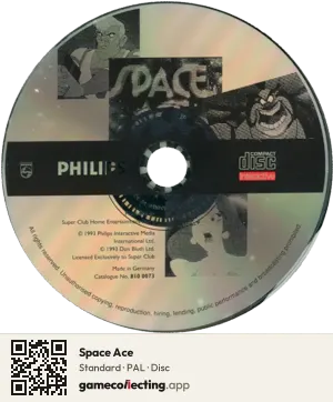Space Ace Philips CD-i, PAL disc