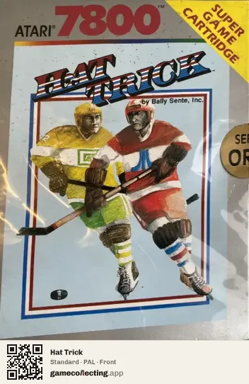Hat Trick Atari 7800, PAL box front