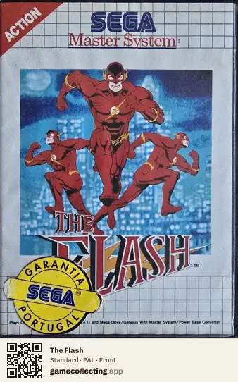 The Flash Sega Master System, PAL box front