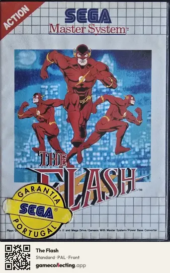 The Flash Sega Master System, PAL box front