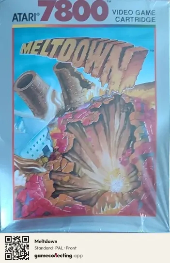 Meltdown Atari 7800, PAL box front