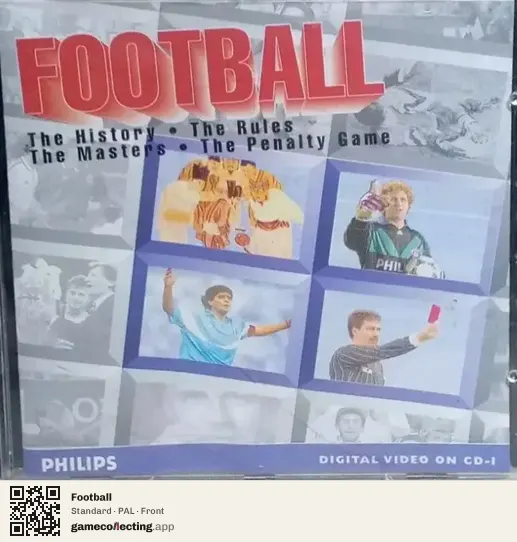 Football Philips CD-i, PAL box front