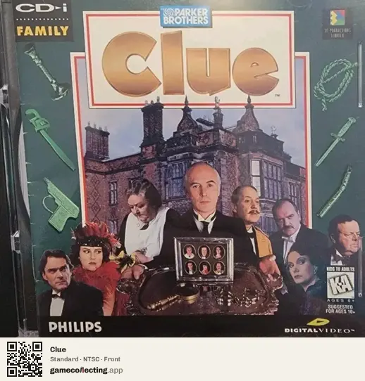 Clue Philips CD-i, NTSC box front