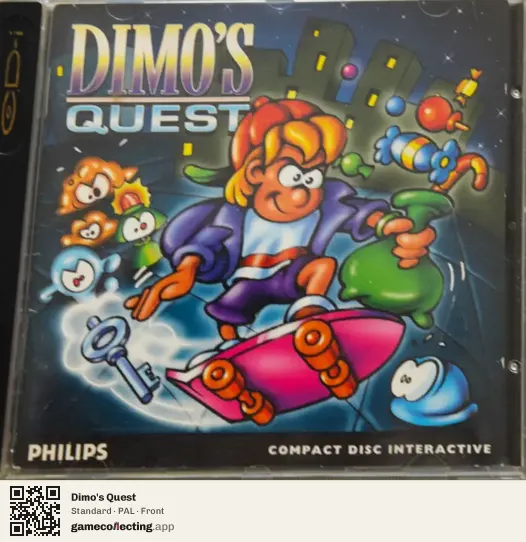 Dimo's Quest Philips CD-i, PAL box front