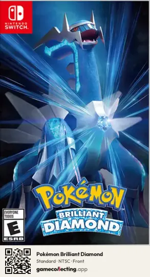 Pokémon Brilliant Diamond Nintendo Switch, NTSC box front