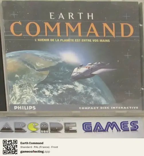 Earth Command Philips CD-i, France box front