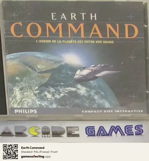 Earth Command Philips CD-i, France box front