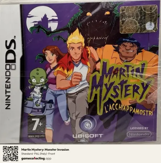 Martin Mystery: Monster Invasion Nintendo DS, Italy box front