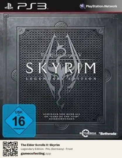 The Elder Scrolls V: Skyrim PlayStation 3, Germany box front