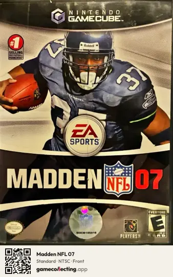 Madden NFL 07 Nintendo GameCube, NTSC box front