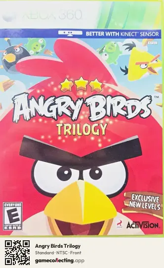 Angry Birds Trilogy Xbox 360, NTSC box front