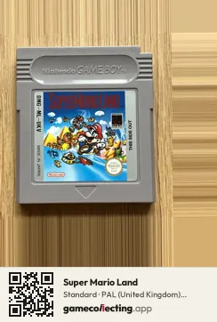 Super Mario Land Game Boy, PAL cartridge label