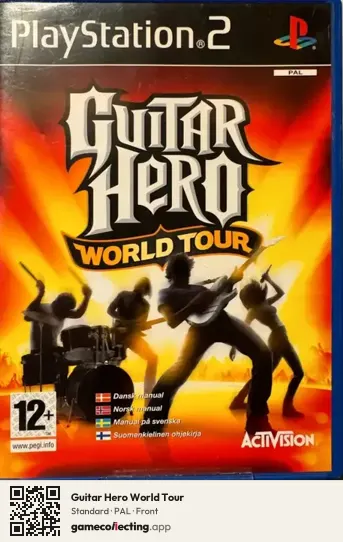 Guitar Hero World Tour PlayStation 2, PAL box front