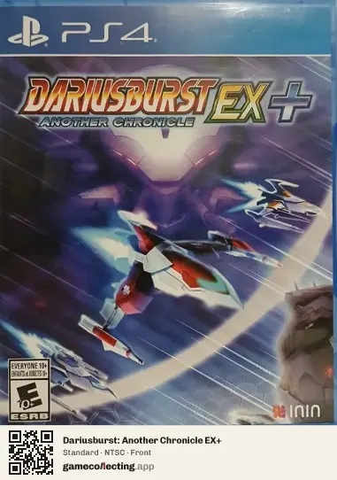 Dariusburst: Another Chronicle EX+ PlayStation 4, NTSC box front