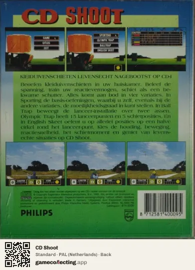 CD Shoot Philips CD-i, Netherlands box back