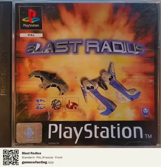 Blast Radius PlayStation, France box front
