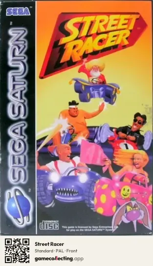 Street Racer Sega Saturn, PAL box front