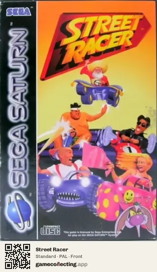 Street Racer Sega Saturn, PAL box front