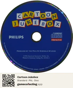 Cartoon Jukebox Philips CD-i, PAL disc