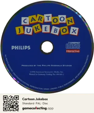 Cartoon Jukebox Philips CD-i, PAL disc