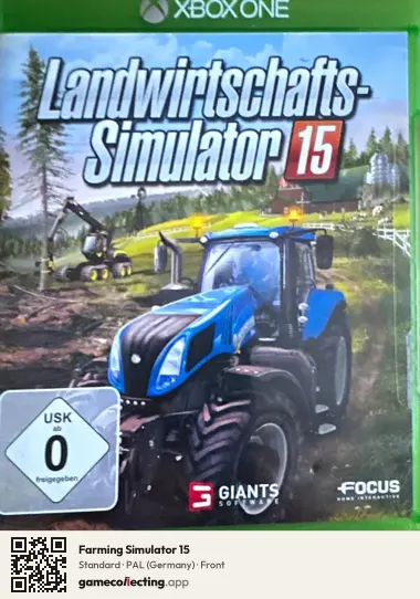 Farming Simulator 15 Xbox One, Germany box front