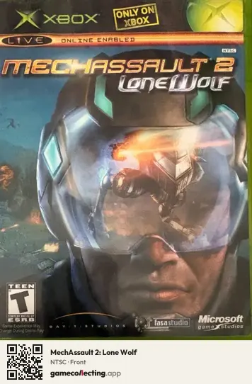 MechAssault 2: Lone Wolf Xbox, NTSC box front