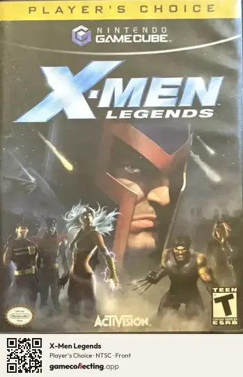 X-Men Legends Nintendo GameCube, NTSC box front