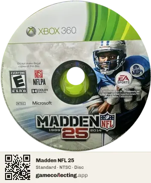 Madden NFL 25 Xbox 360, NTSC disc