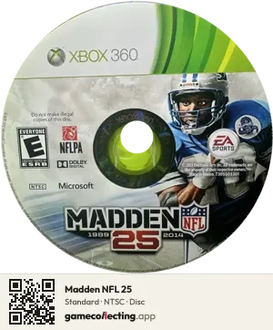 Madden NFL 25 Xbox 360, NTSC disc