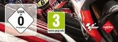 MotoGP 14, the USK square on its front