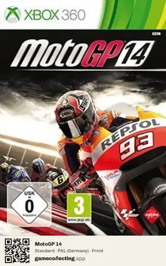 MotoGP 14 Xbox 360, Germany box front
