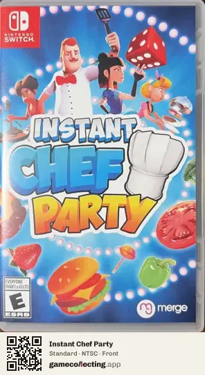 Instant Chef Party Nintendo Switch, NTSC box front