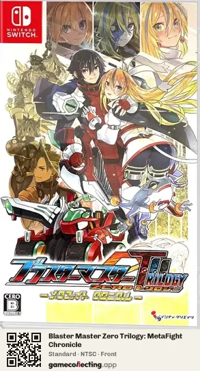 Blaster Master Zero Trilogy: MetaFight Chronicle Nintendo Switch, NTSC box front