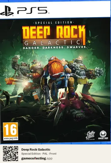 Deep Rock Galactic PlayStation 5, PAL box front