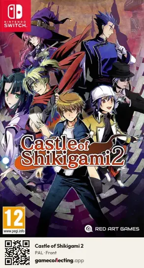 Castle of Shikigami 2 Nintendo Switch, PAL box front